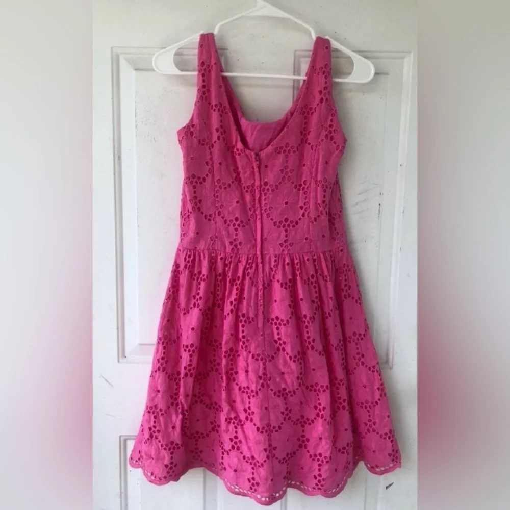 Lilly Pulitzer Vibrant Pink Dress 8 - Picture 3 of 8